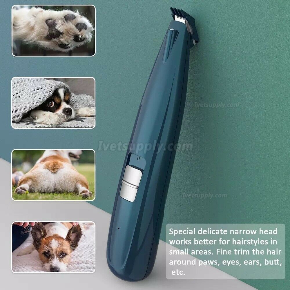 Dog Cat Pet Grooming Kit Rechargeable Cordless Electric Hair Clipper Trimmer